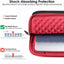 TECHGEAR Tablet Sleeve Case 7–13 Inch - Shockproof Neoprene Pouch with Bubble Protection, Zip Pocket, Slim Protective iPad Samsung Tablet Laptop Sleeve
