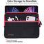 TECHGEAR Tablet Sleeve Case 7–13 Inch - Shockproof Neoprene Pouch with Bubble Protection, Zip Pocket, Slim Protective iPad Samsung Tablet Laptop Sleeve
