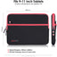 TECHGEAR Tablet Sleeve Case 7–13 Inch - Shockproof Neoprene Pouch with Bubble Protection, Zip Pocket, Slim Protective iPad Samsung Tablet Laptop Sleeve
