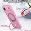 [Magnetic Ring Kickstand] For Apple iPhone Air, Slim, Tough Shockproof Armour, MagSafe Compatible Case with Stand