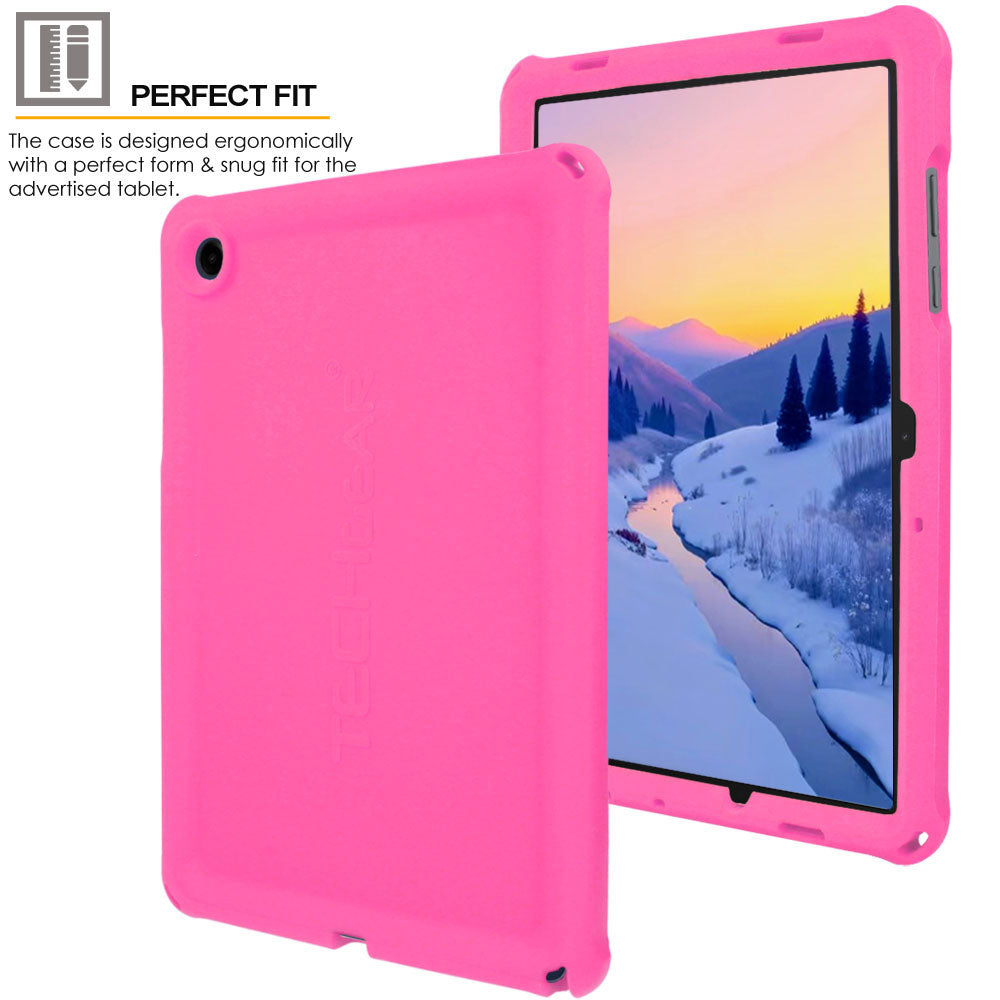TECHGEAR Bumper Case for Samsung Galaxy Tab A11+ / A11 Plus & Tab A9+ / A9 Plus 11" – Kids Shockproof Silicone Case with Screen Protector (SM-X230 / SM-X236 / SM-X210 / SM-X215 / SM-X216)