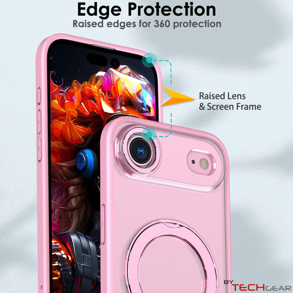 [Magnetic Ring Kickstand] For Apple iPhone Air, Slim, Tough Shockproof Armour, MagSafe Compatible Case with Stand