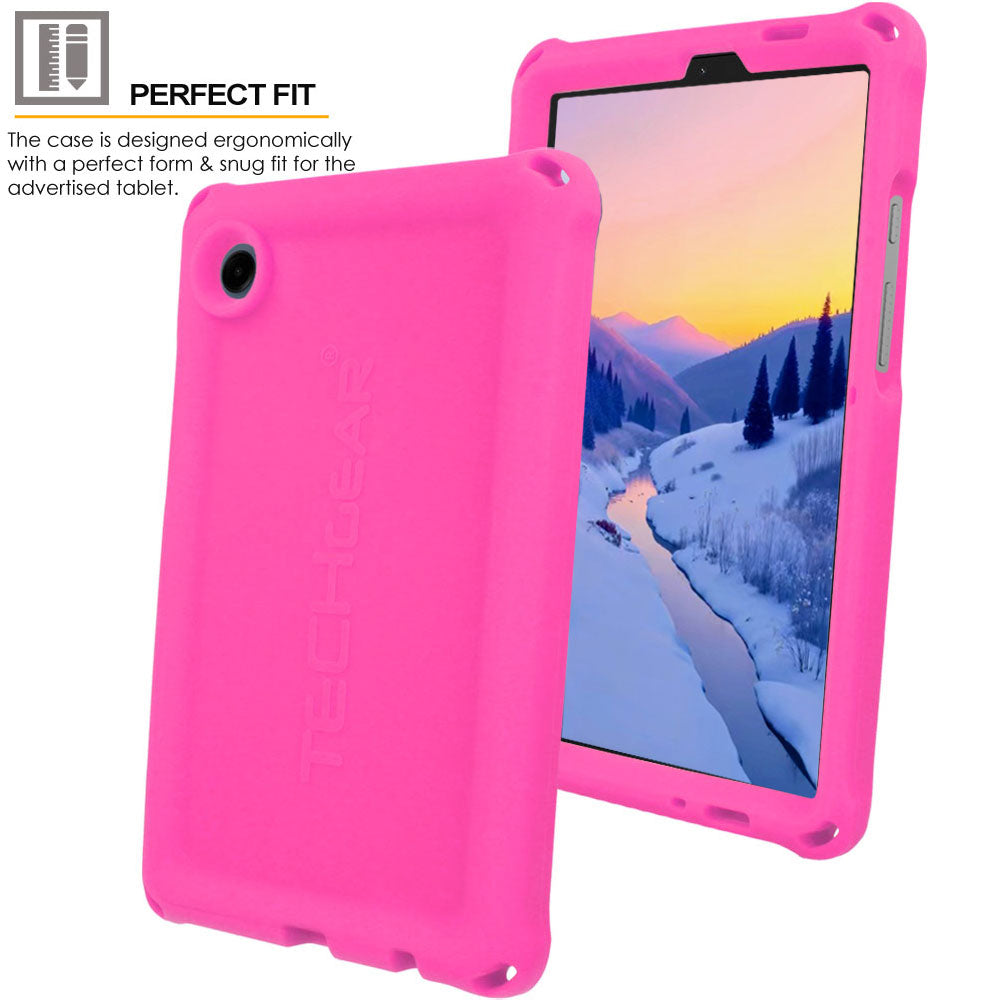 TECHGEAR Bumper Case for Samsung Galaxy Tab A11 8.7" & Tab A9 8.7" - Shockproof Soft Easy Grip Rugged Silicone Case (SM-X130 / SM-X135 / SM-X110 / SM-X115)