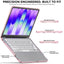 TECHGEAR BallisticWrap Case for MacBook Neo 13" (2026 A18 Pro) - Student Laptop Tough Hard Shell Cover with Kickstand, Shockproof TPU Edges