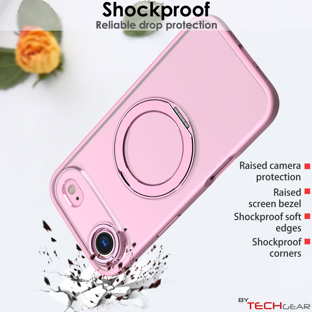 [Magnetic Ring Kickstand] For Apple iPhone Air, Slim, Tough Shockproof Armour, MagSafe Compatible Case with Stand