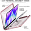 TECHGEAR BallisticWrap Case for MacBook Neo 13" (2026 A18 Pro) - Student Laptop Tough Hard Shell Cover with Kickstand, Shockproof TPU Edges