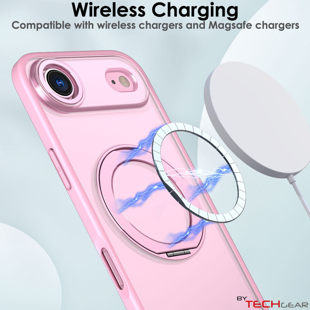 [Magnetic Ring Kickstand] For Apple iPhone Air, Slim, Tough Shockproof Armour, MagSafe Compatible Case with Stand