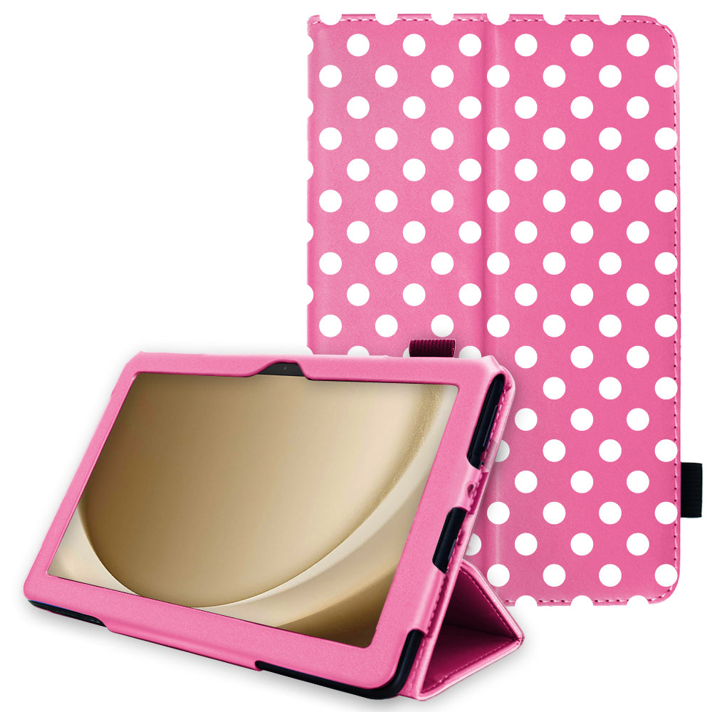 TECHGEAR Folio Case for Samsung Galaxy Tab A11+ & A9+ 11" (SM-X230/X236/X210/X215) – Leather Stand Cover with Hand Strap & Auto Sleep/Wake