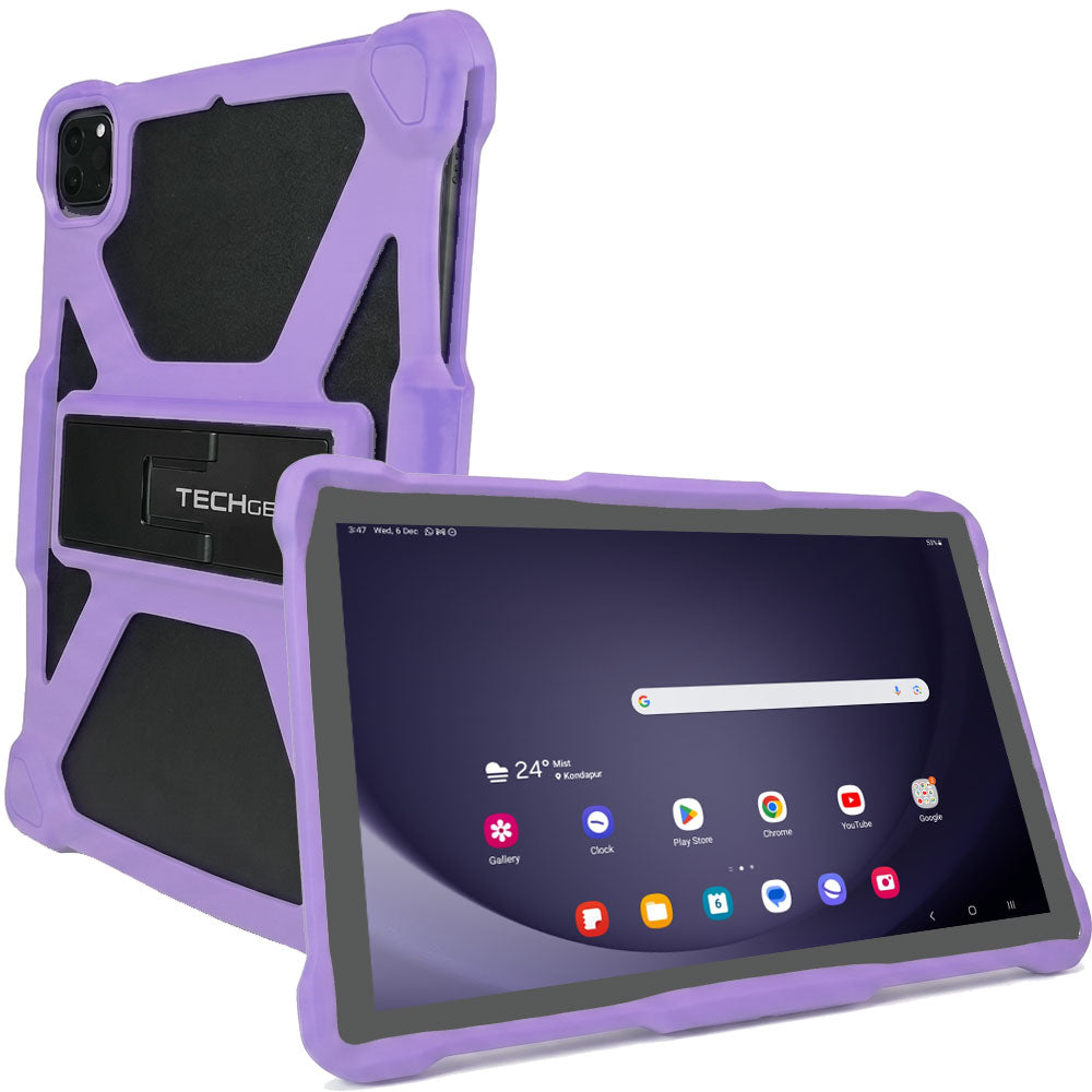 TECHGEAR Universal Tablet Case 10 Inch (9.7–11") - Rugged Bumper Case with Stand, Adjustable Fit Shockproof Protective Cover for iPad, Samsung, Lenovo, Android Tablets