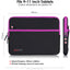 TECHGEAR Tablet Sleeve Case 7–13 Inch - Shockproof Neoprene Pouch with Bubble Protection, Zip Pocket, Slim Protective iPad Samsung Tablet Laptop Sleeve