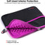TECHGEAR Tablet Sleeve Case 7–13 Inch - Shockproof Neoprene Pouch with Bubble Protection, Zip Pocket, Slim Protective iPad Samsung Tablet Laptop Sleeve