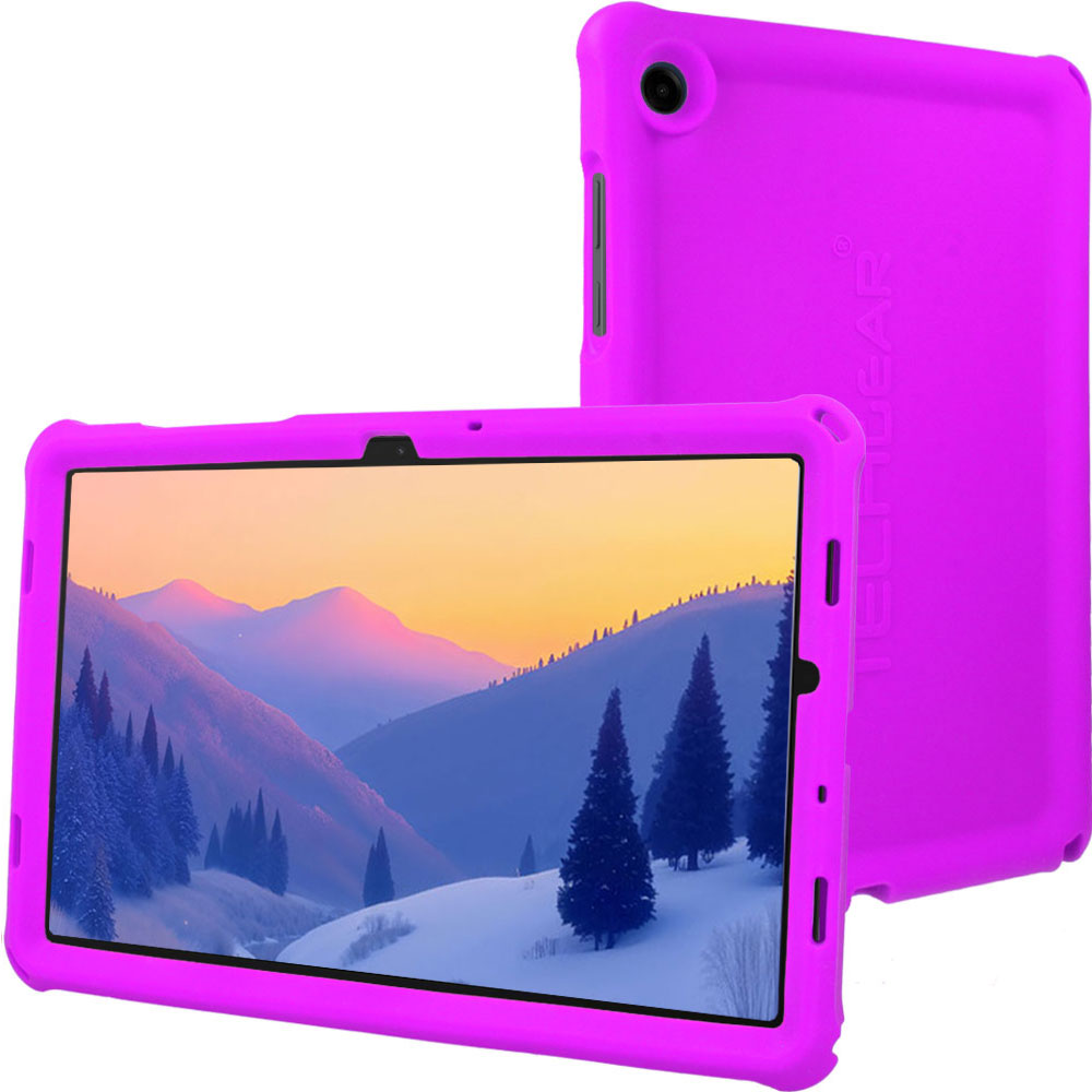 TECHGEAR Bumper Case for Samsung Galaxy Tab A11+ / A11 Plus & Tab A9+ / A9 Plus 11" – Kids Shockproof Silicone Case with Screen Protector (SM-X230 / SM-X236 / SM-X210 / SM-X215 / SM-X216)