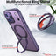 [Magnetic Ring Kickstand] For Apple iPhone 17 Pro Max, Slim, Tough Shockproof Armour, MagSafe Compatible Case with Stand