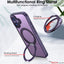 [Magnetic Ring Kickstand] For Apple iPhone 17, Slim, Tough Shockproof Armour, MagSafe Compatible Case with Stand