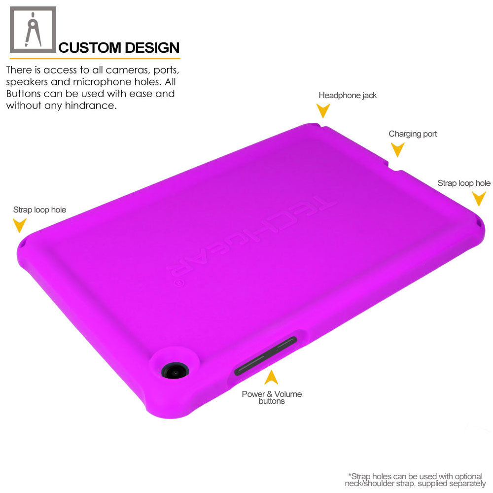 TECHGEAR Bumper Case for Samsung Galaxy Tab A11+ / A11 Plus & Tab A9+ / A9 Plus 11" – Kids Shockproof Silicone Case with Screen Protector (SM-X230 / SM-X236 / SM-X210 / SM-X215 / SM-X216)