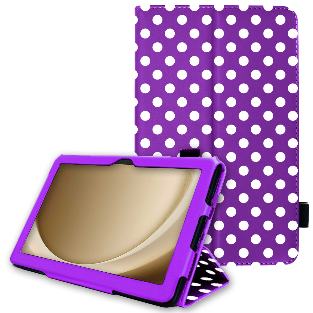 TECHGEAR Folio Case for Samsung Galaxy Tab A11+ & A9+ 11" (SM-X230/X236/X210/X215) – Leather Stand Cover with Hand Strap & Auto Sleep/Wake