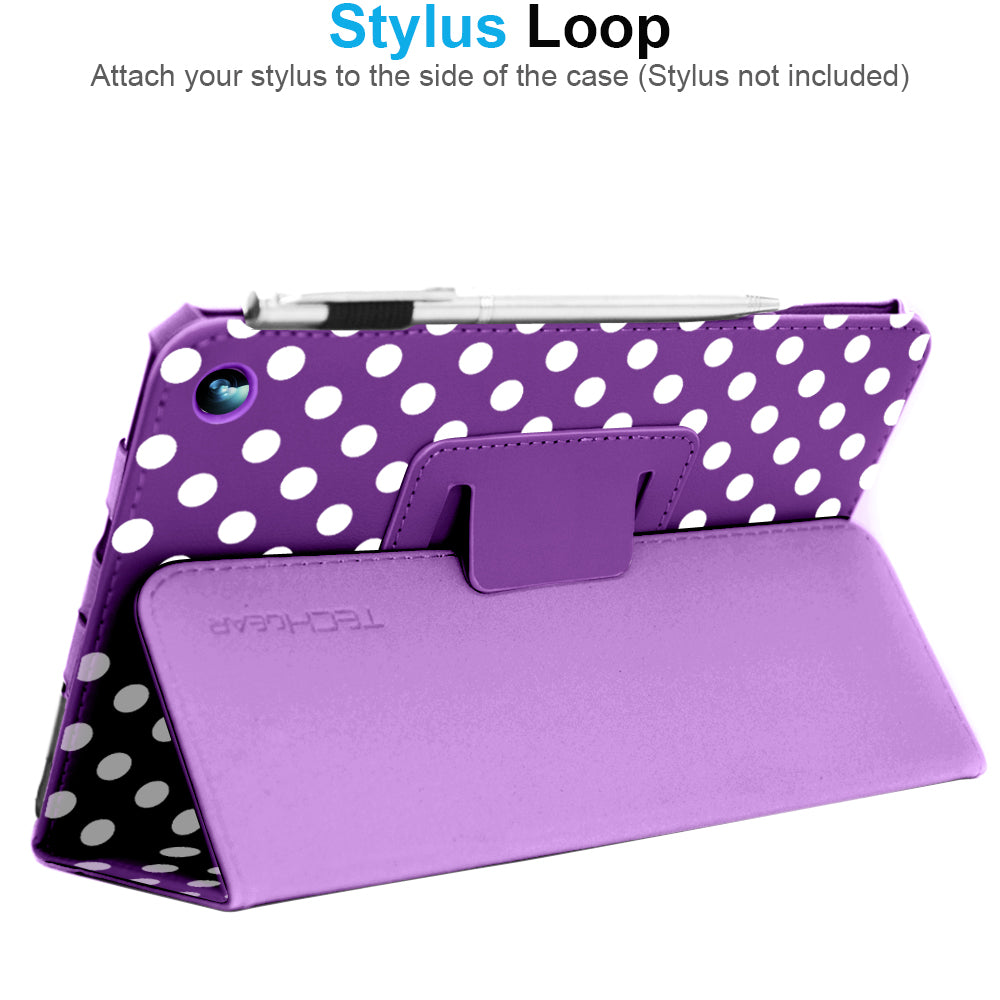 TECHGEAR Folio Case for Samsung Galaxy Tab A11+ & A9+ 11" (SM-X230/X236/X210/X215) – Leather Stand Cover with Hand Strap & Auto Sleep/Wake