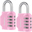 SharkByte Heavy Duty 4-Dial Combination Padlock – Weatherproof Outdoor Lock for Gym, School, Shed, Storage, Cabinet & Toolbox (1 / 2 / 3 / 4 Pack)
