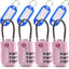 SharkByte TSA Suitcase Locks – 3-Dial Combination Cable Wire Travel Padlock for Luggage, Suitcases, Backpacks, Gym Lockers & Travel Bags (1 / 2 / 3 / 4 Pack)