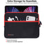 TECHGEAR Tablet Sleeve Case 7–13 Inch - Shockproof Neoprene Pouch with Bubble Protection, Zip Pocket, Slim Protective iPad Samsung Tablet Laptop Sleeve