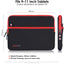 TECHGEAR Tablet Sleeve Case 7–13 Inch - Shockproof Neoprene Pouch with Bubble Protection, Zip Pocket, Slim Protective iPad Samsung Tablet Laptop Sleeve