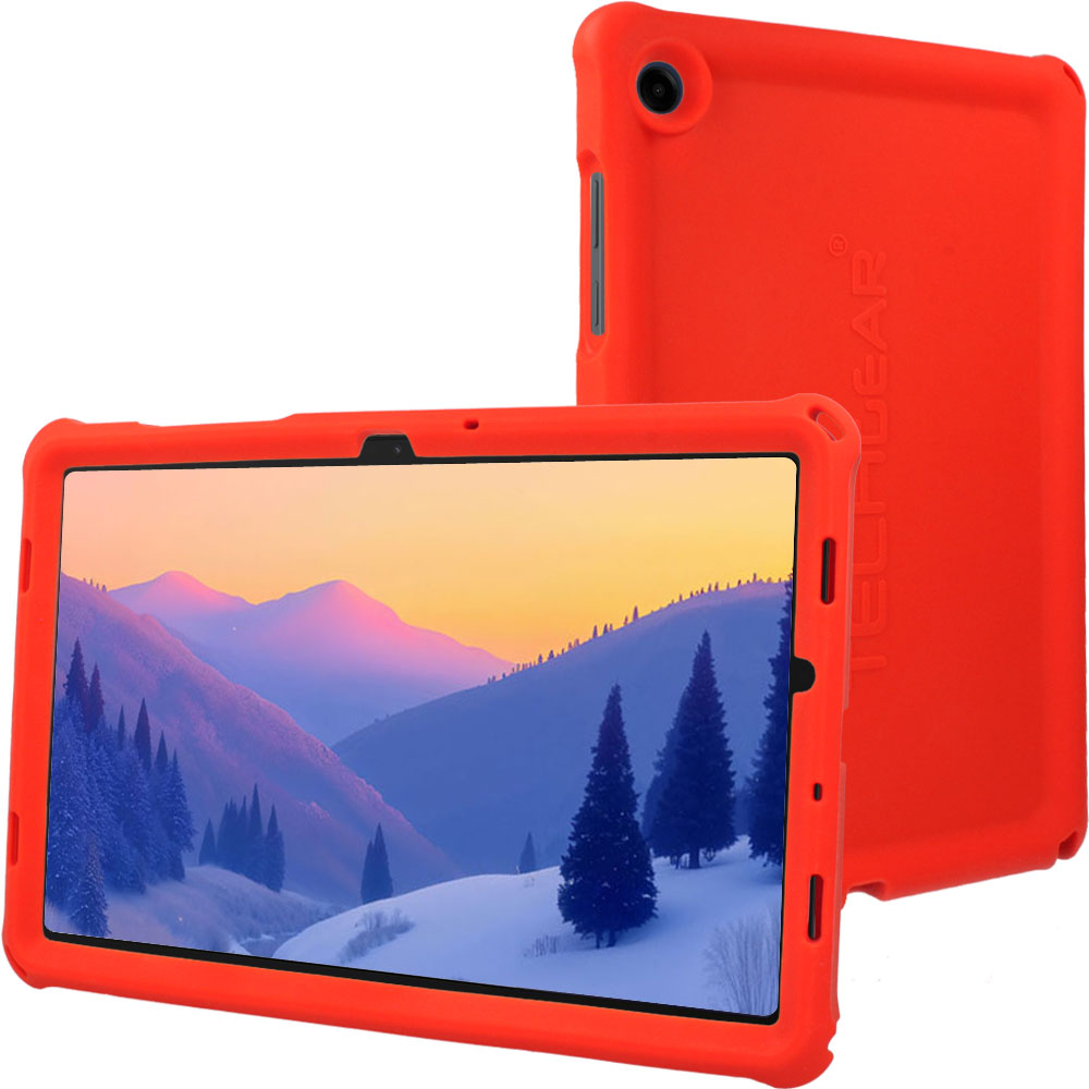 TECHGEAR Bumper Case for Samsung Galaxy Tab A11+ / A11 Plus & Tab A9+ / A9 Plus 11" – Kids Shockproof Silicone Case with Screen Protector (SM-X230 / SM-X236 / SM-X210 / SM-X215 / SM-X216)