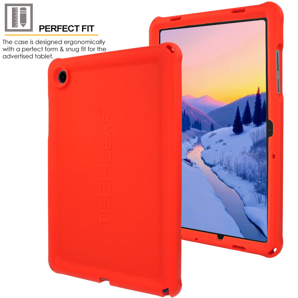 TECHGEAR Bumper Case for Samsung Galaxy Tab A11+ / A11 Plus & Tab A9+ / A9 Plus 11" – Kids Shockproof Silicone Case with Screen Protector (SM-X230 / SM-X236 / SM-X210 / SM-X215 / SM-X216)