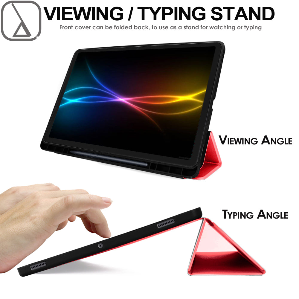 TECHGEAR Smart Case for Samsung Galaxy Tab S10 Lite / S10 FE / S9 FE 10.9" (SM-X400, X406, X520, X526, X510, X516) – Slim Stand Cover with Auto Sleep/Wake & S-Pen Holder