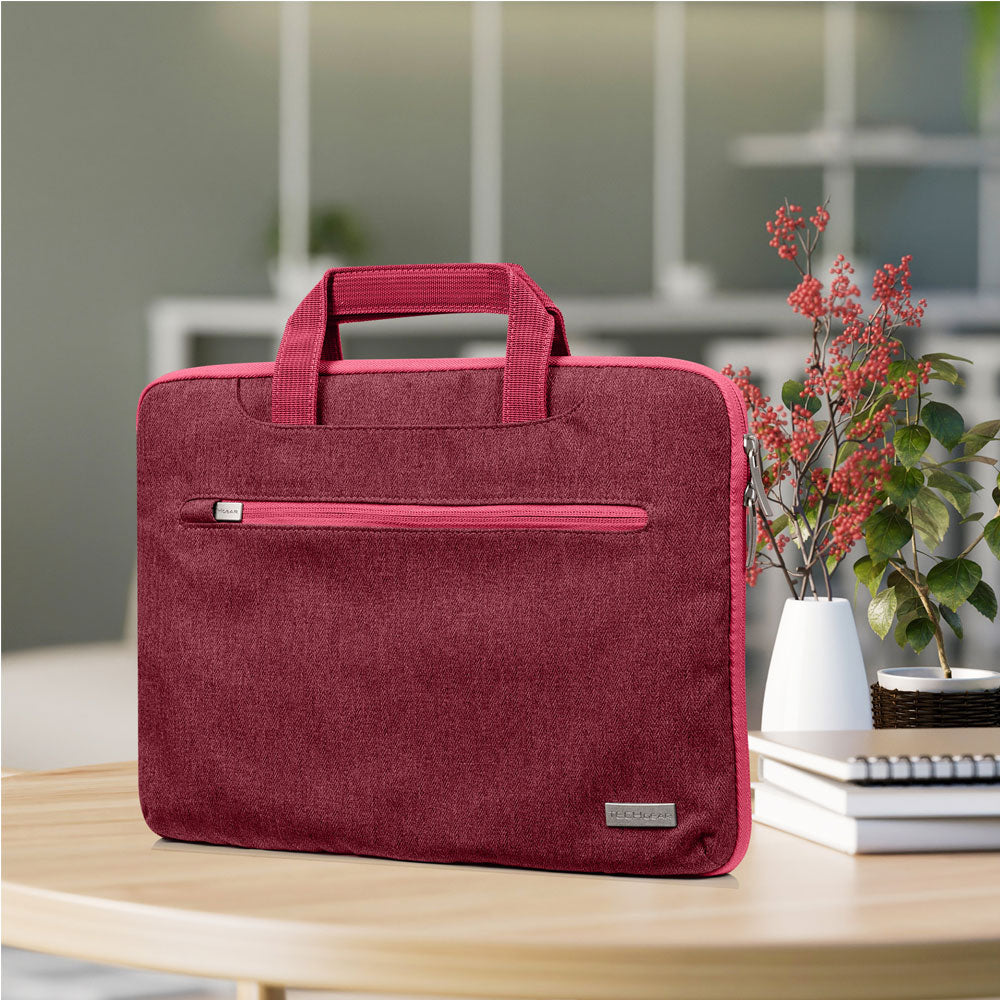 TECHGEAR UrbanDash Laptop Case – 4-in-1 Portable Laptop Sleeve with Strap, Handles & Trolley Belt, Shockproof Carry Case (Available in 5 Colours, and Sizes 11–15.6”)