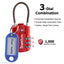 SharkByte TSA Suitcase Locks – 3-Dial Combination Cable Wire Travel Padlock for Luggage, Suitcases, Backpacks, Gym Lockers & Travel Bags (1 / 2 / 3 / 4 Pack)
