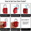 SharkByte Heavy Duty 4-Dial Combination Padlock – Weatherproof Outdoor Lock for Gym, School, Shed, Storage, Cabinet & Toolbox (1 / 2 / 3 / 4 Pack)