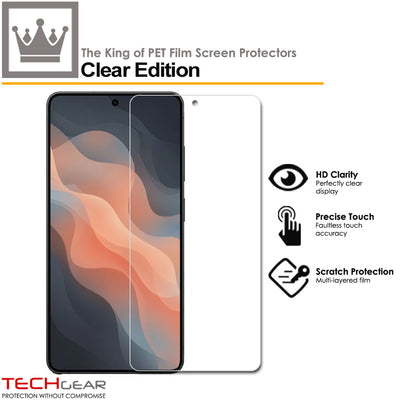 TECHGEAR Samsung Galaxy S26 5G Screen Protector Clear Film - Ultra Thin HD Transparent Protective Film, Case Friendly (3 Pack / 5 Pack)