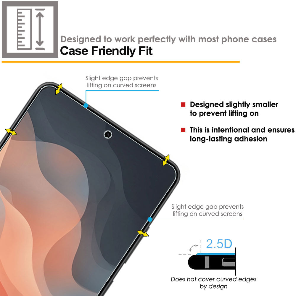 TECHGEAR Samsung Galaxy S26 5G Screen Protector Clear Film - Ultra Thin HD Transparent Protective Film, Case Friendly (3 Pack / 5 Pack)