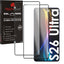 TECHGEAR Full Coverage Tempered Glass Screen Protector for Samsung Galaxy S26 Ultra 5G - 9H Full Glue Adhesion, Fingerprint ID & S Pen Compatible, Edge to Edge Protection (1 Pack / 2 Pack)