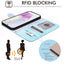 TECHGEAR RFID Wallet Case for Samsung Galaxy A37 5G / A37 4G – Premium PU Leather Flip Cover with Card Slots, Clear ID Window, Kickstand & Wrist Strap