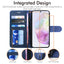 TECHGEAR RFID Wallet Case for Samsung Galaxy A37 5G / A37 4G – Premium PU Leather Flip Cover with Card Slots, Clear ID Window, Kickstand & Wrist Strap