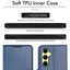 TECHGEAR RFID Wallet Case for Samsung Galaxy A57 5G / A57 4G – Premium PU Leather Flip Cover with Card Slots, Clear ID Window, Kickstand & Wrist Strap