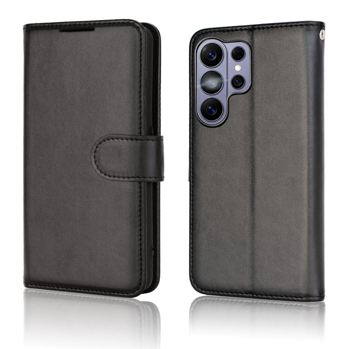 TECHGEAR RFID Wallet Case for Samsung Galaxy S26 Ultra 5G – Premium PU Leather Flip Cover with Card Slots, Clear ID Window, Kickstand & Wrist Strap