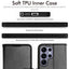 TECHGEAR RFID Wallet Case for Samsung Galaxy S26 Ultra 5G – Premium PU Leather Flip Cover with Card Slots, Clear ID Window, Kickstand & Wrist Strap