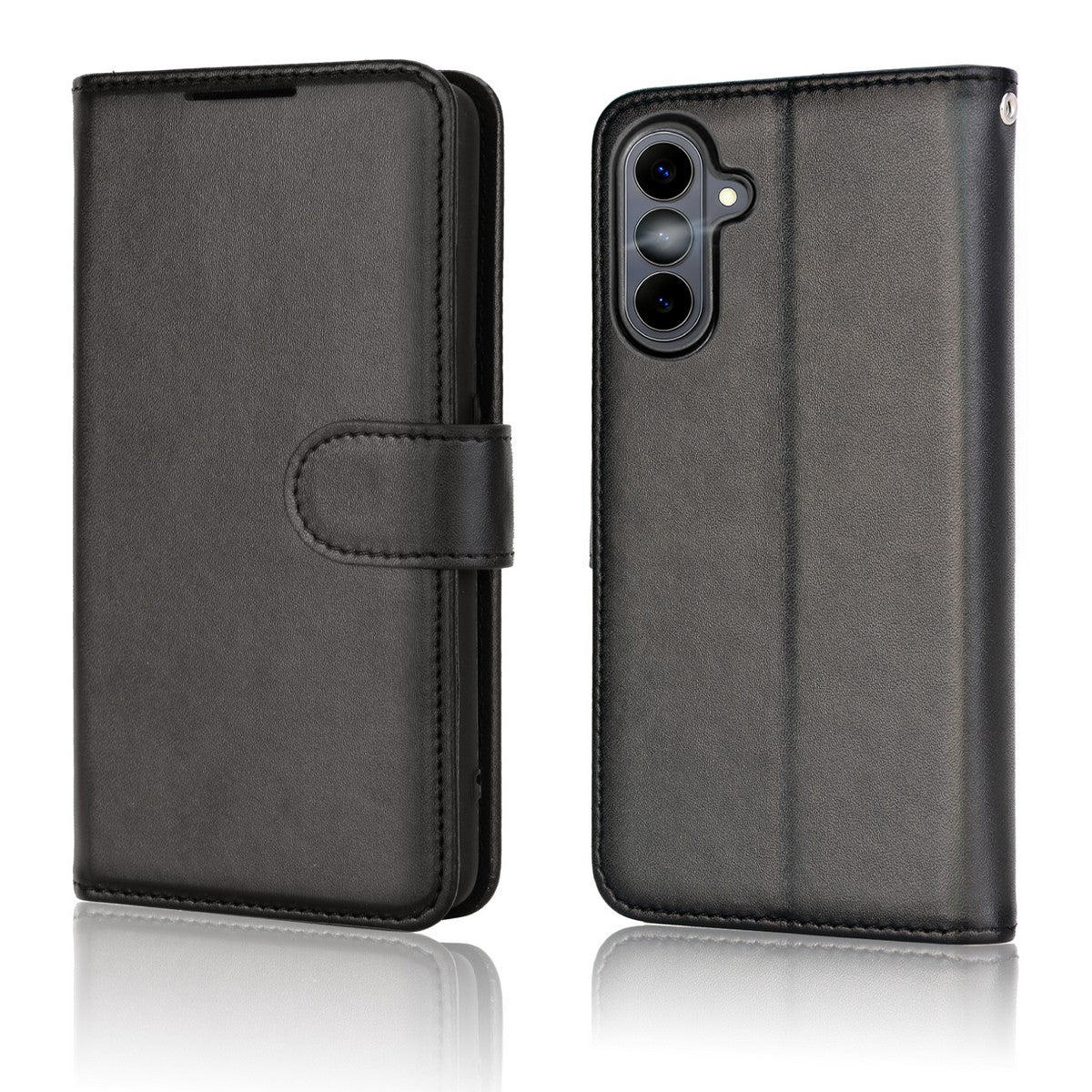 TECHGEAR RFID Wallet Case for Samsung Galaxy S26 Plus 5G (S26+) – Premium PU Leather Flip Cover with Card Slots, Clear ID Window, Kickstand & Wrist Strap