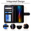 [Leather Wallet Case] Protective Cover with Cash & Card Holder, Stand and Wrist Strap For Samsung XCover 7 Pro 5G