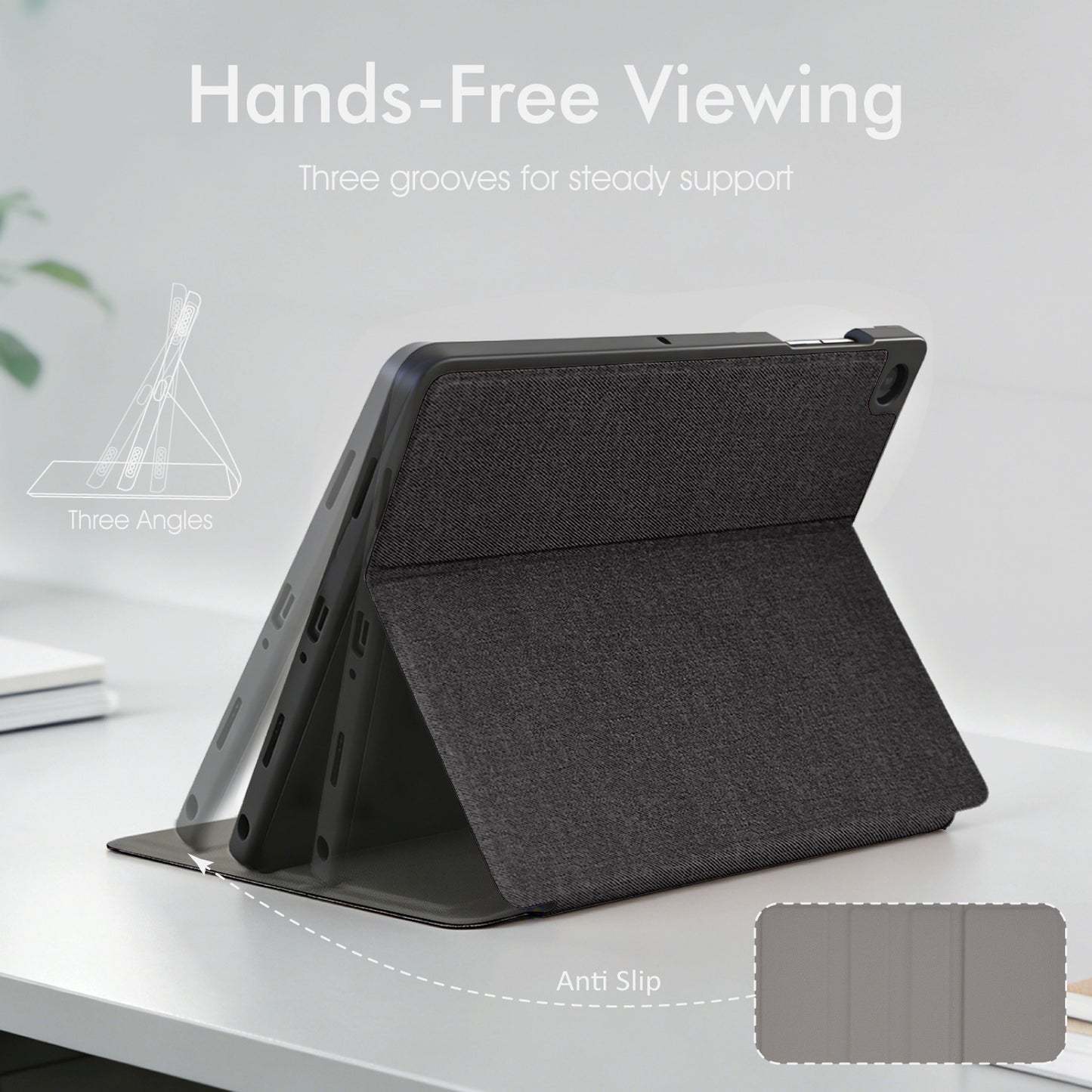 TECHGEAR Smart Case for Samsung Galaxy Tab A9+ / A9 Plus 11" (SM-X210 / SM-X215 / SM-X216) – Slim PU Leather Folio Stand with Stylus Holder & Auto Wake Sleep