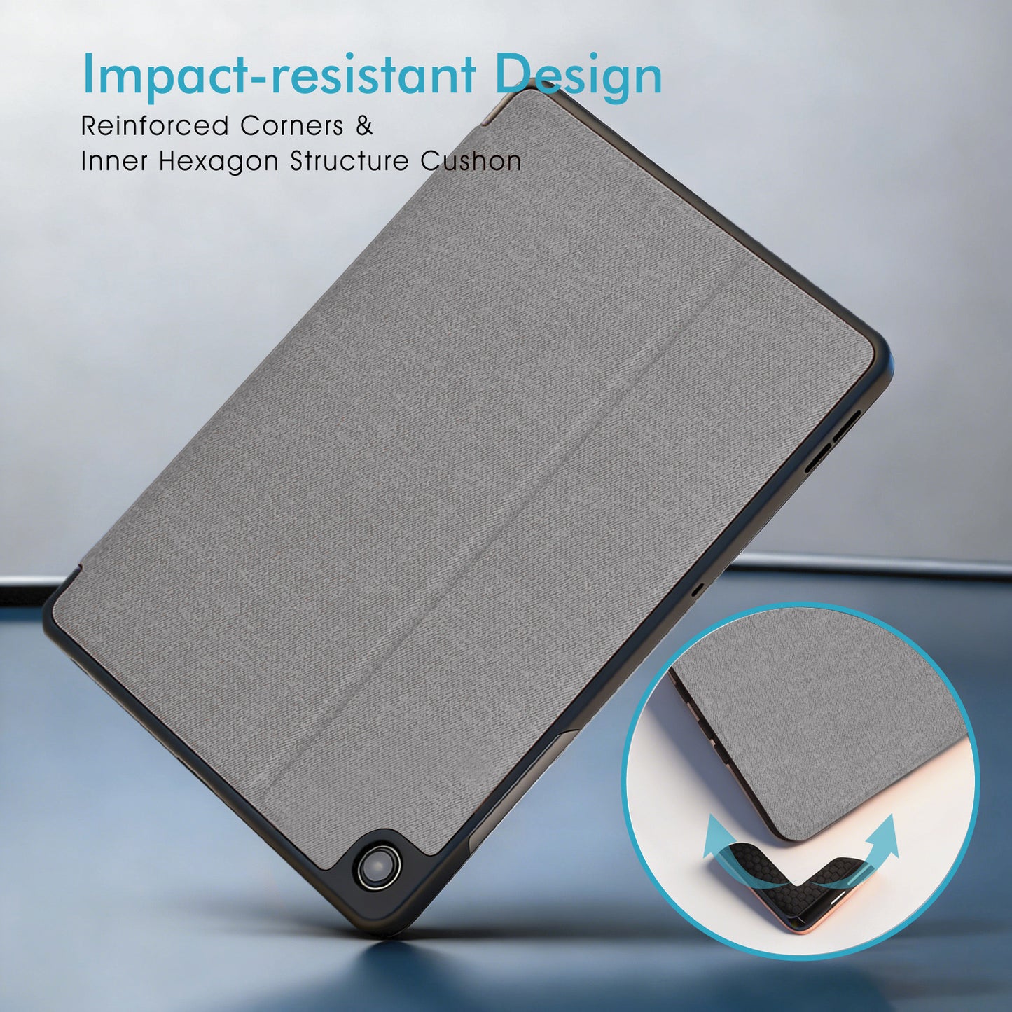 TECHGEAR Smart Case for Samsung Galaxy Tab A9+ / A9 Plus 11" (SM-X210 / SM-X215 / SM-X216) – Slim PU Leather Folio Stand with Stylus Holder & Auto Wake Sleep