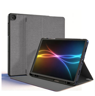 TECHGEAR Smart Case for Samsung Galaxy Tab A11+ / A11 Plus 11" (SM-X230 / SM-X236) – Slim PU Leather Folio Stand with Stylus Holder & Auto Wake Sleep