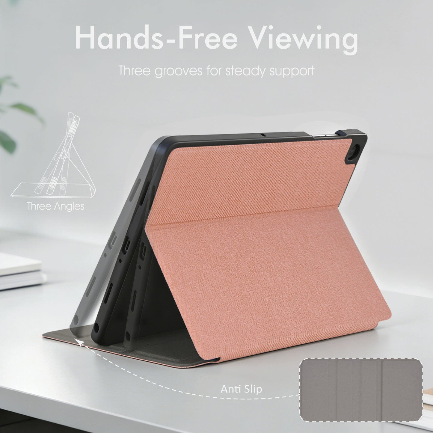 TECHGEAR Smart Case for Samsung Galaxy Tab A9+ / A9 Plus 11" (SM-X210 / SM-X215 / SM-X216) – Slim PU Leather Folio Stand with Stylus Holder & Auto Wake Sleep