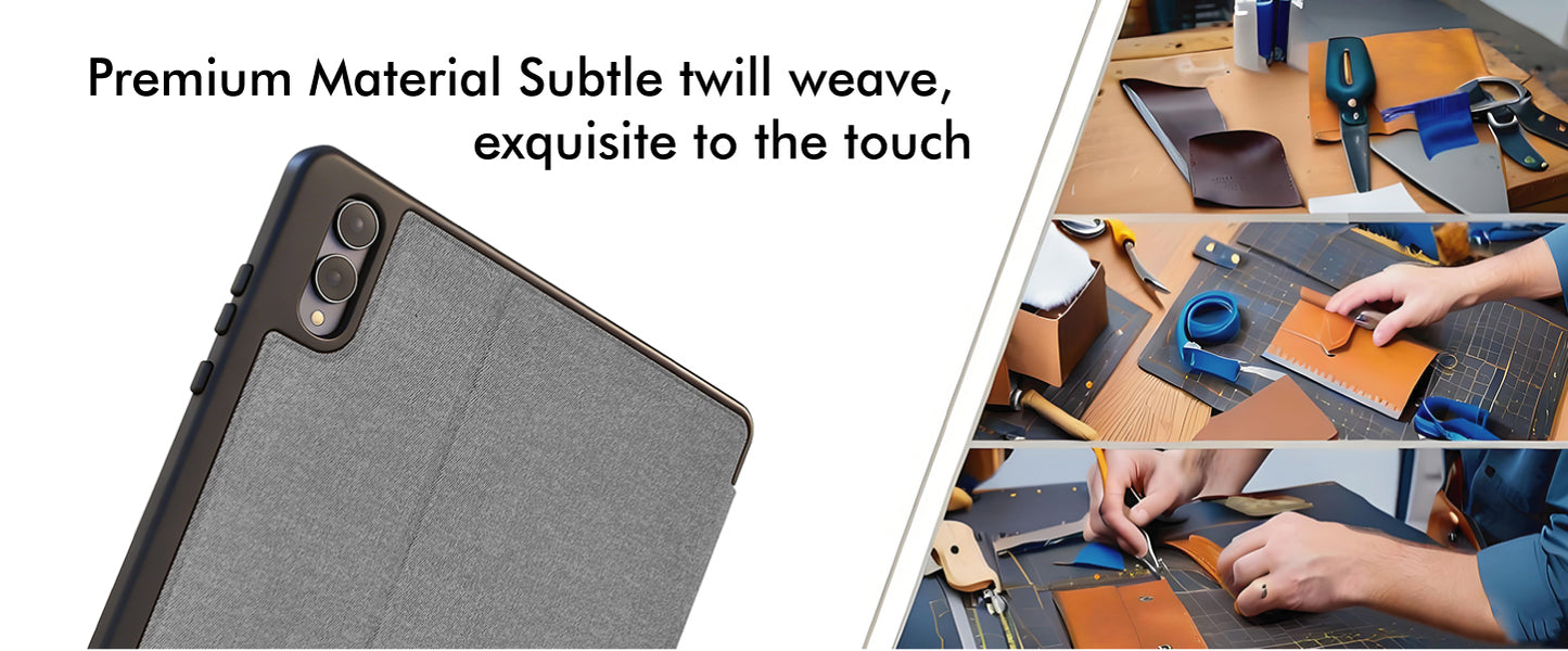 TECHGEAR Smart Case for Samsung Galaxy Tab S11 Ultra 14.6" (SM-X930 / SM-X936) – Slim PU Leather Folio Stand with S Pen Holder & Auto Wake Sleep
