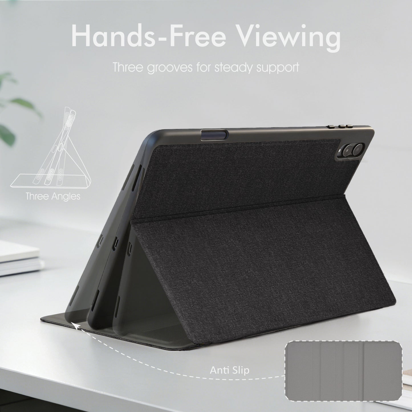 TECHGEAR Smart Case for Samsung Galaxy Tab S11 Ultra 14.6" (SM-X930 / SM-X936) – Slim PU Leather Folio Stand with S Pen Holder & Auto Wake Sleep