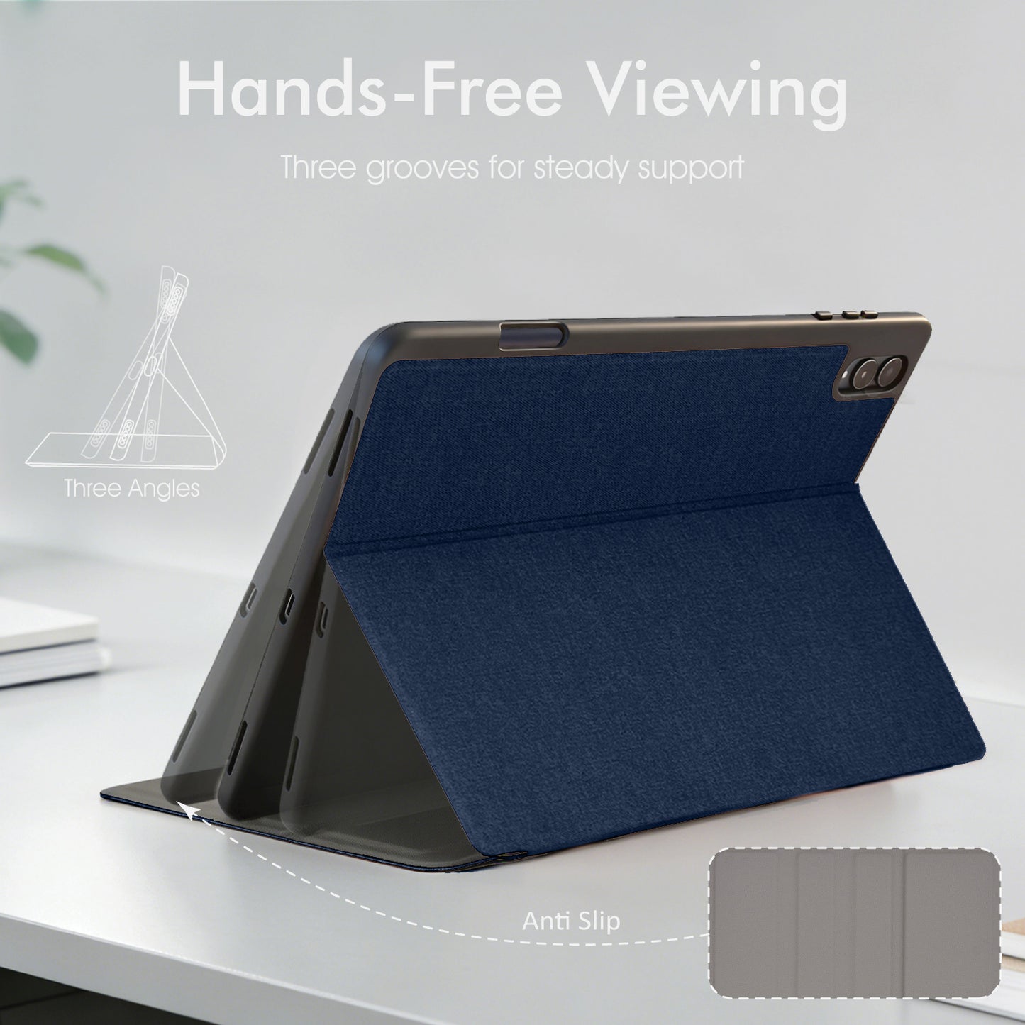 TECHGEAR Smart Case for Samsung Galaxy Tab S11 Ultra 14.6" (SM-X930 / SM-X936) – Slim PU Leather Folio Stand with S Pen Holder & Auto Wake Sleep