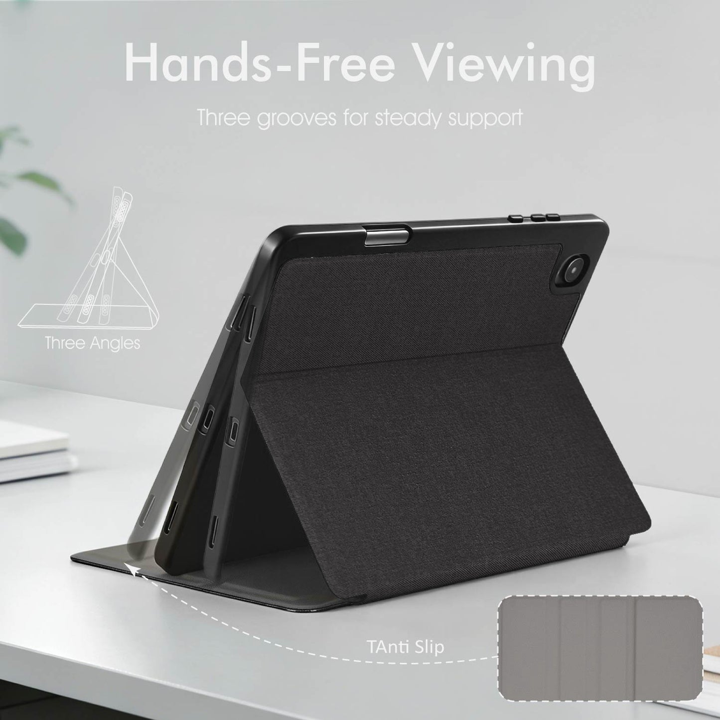 TECHGEAR Smart Case for Samsung Galaxy Tab S11 11" (SM-X730 / SM-X736) – Slim PU Leather Folio Stand with S Pen Holder & Auto Wake Sleep