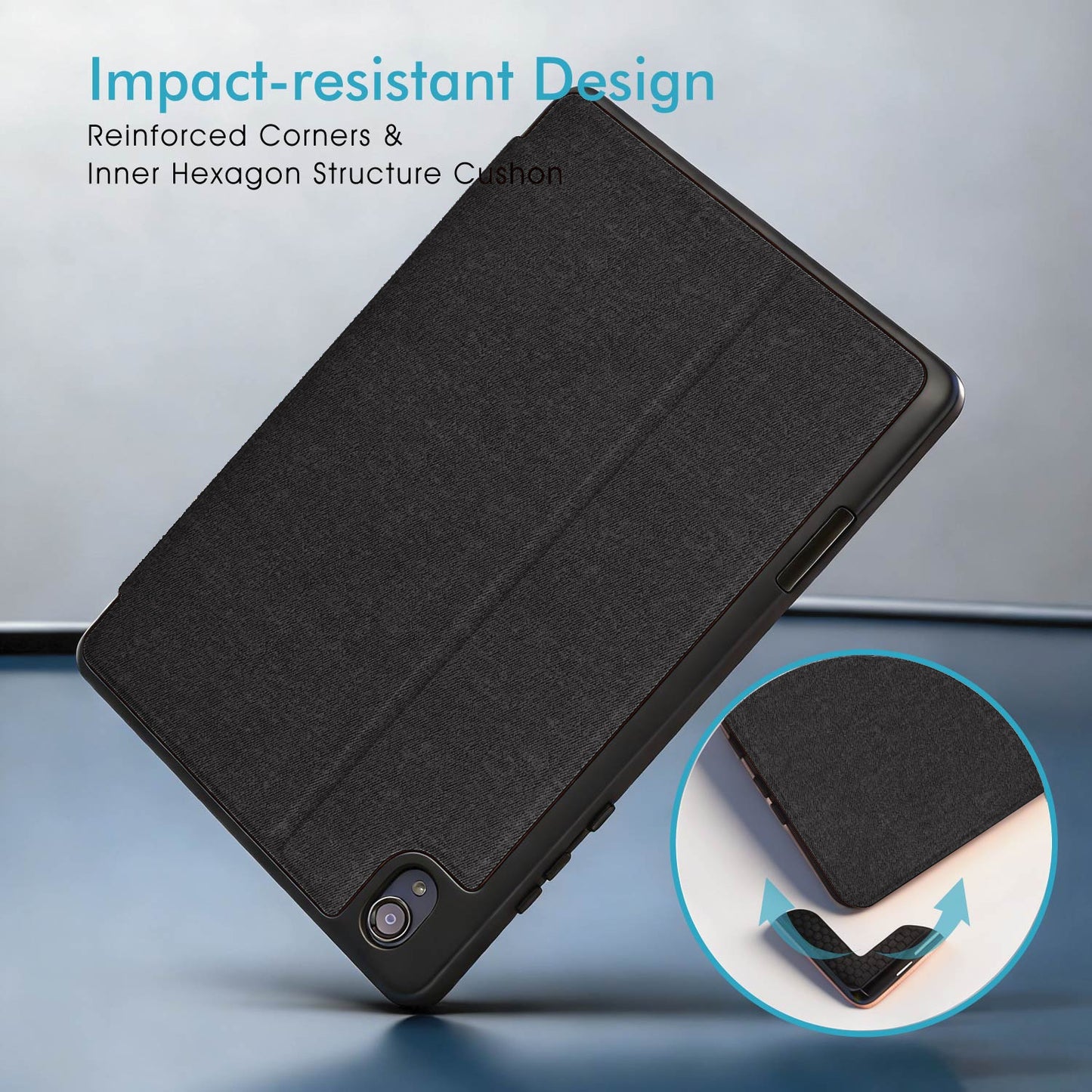 TECHGEAR Smart Case for Samsung Galaxy Tab S11 11" (SM-X730 / SM-X736) – Slim PU Leather Folio Stand with S Pen Holder & Auto Wake Sleep